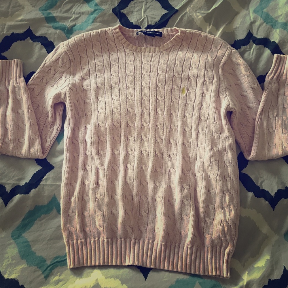 Ralph Lauren sport cable knit sweater